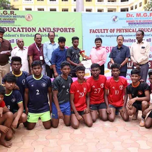 Dr. M.G.R. Educational And Research Institute university